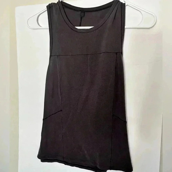 Lulu Lemon Lab Sarala tank. Black/grey color. XS - Picture 2 of 4